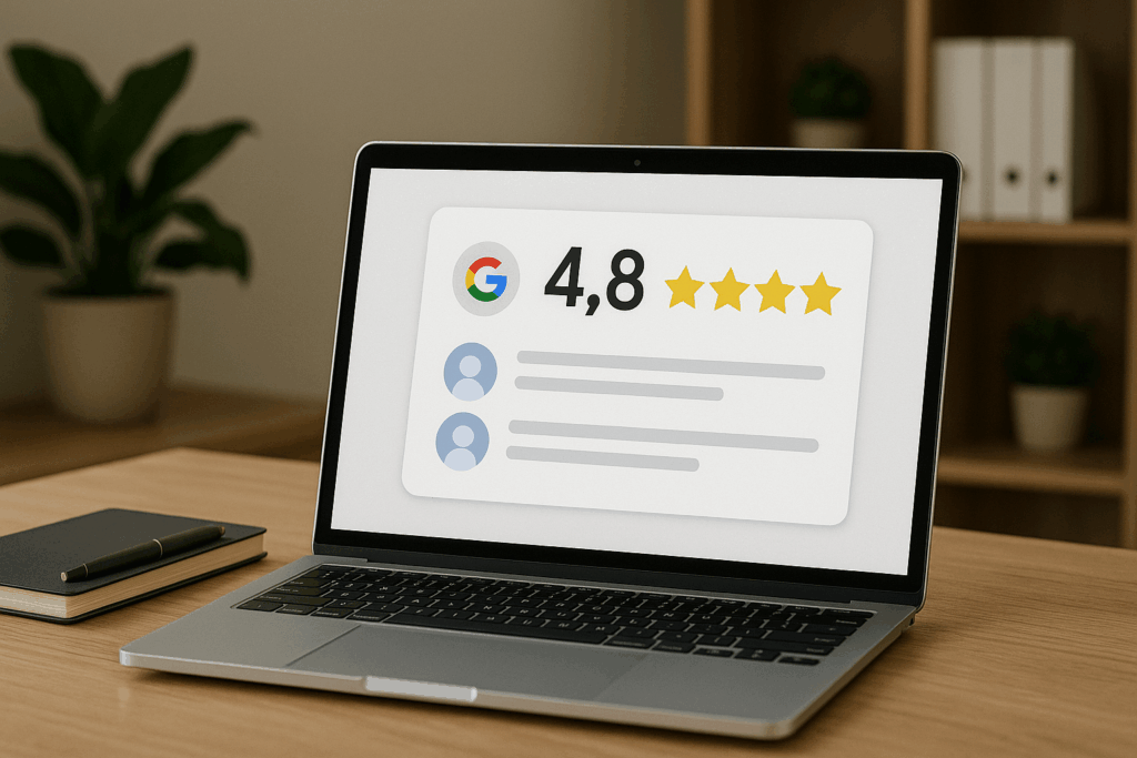 reputação online da clínica